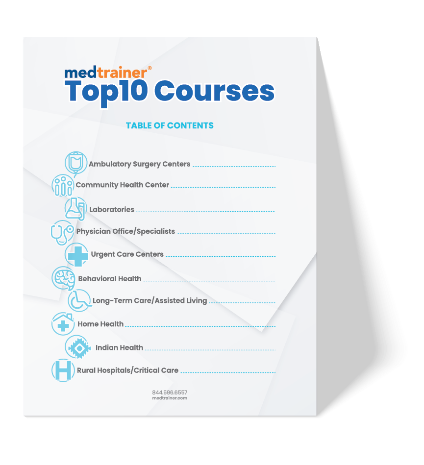 MedTrainer Top Ten Healthcare Courses