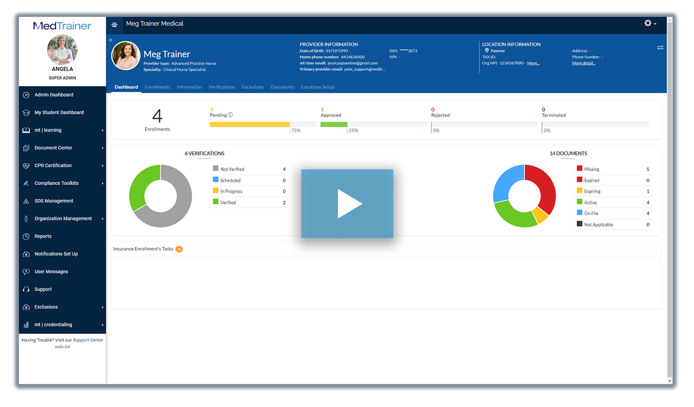 Provider Dashboard