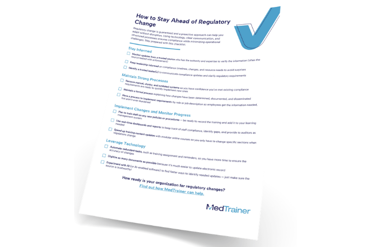 How to Stay Ahead of Regulatory Change