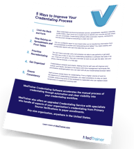 Improve Your Credentialing Process Guide