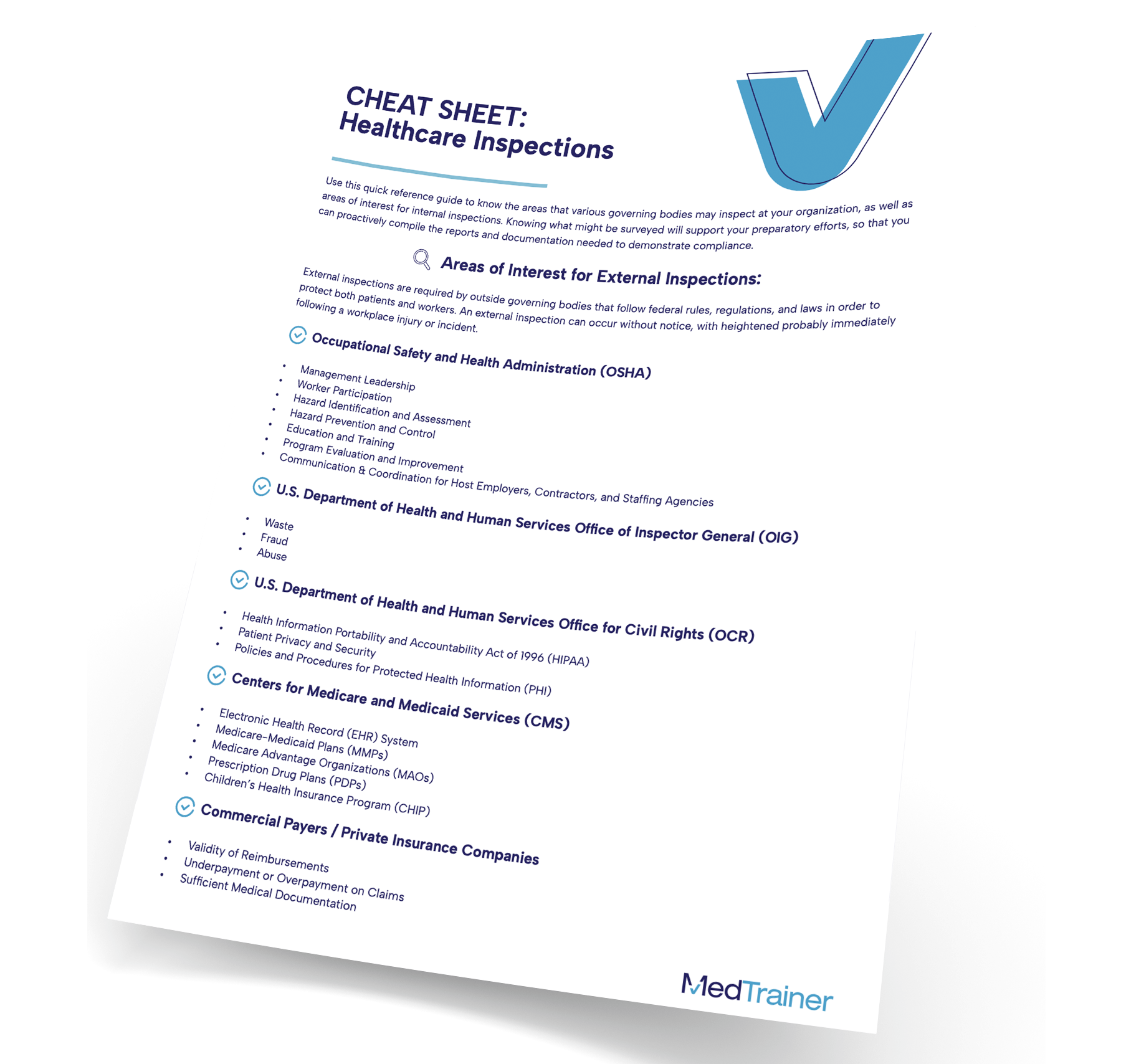 Healthcare Inspections Guide | MedTrainer
